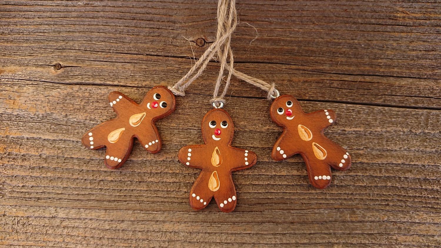 LebKuchen-AnHänger * LebKuchenMann * 5cm
