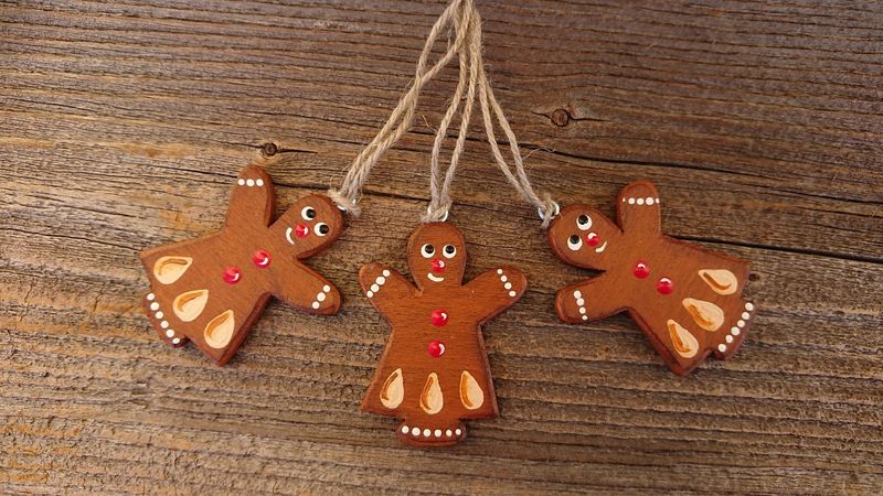 LebKuchen-AnHänger * LebKuchenFrau * 8,5cm