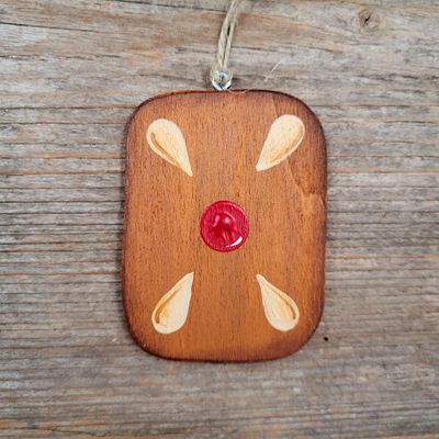 LebKuchen-AnHänger * Keks eckig * 8,5cm