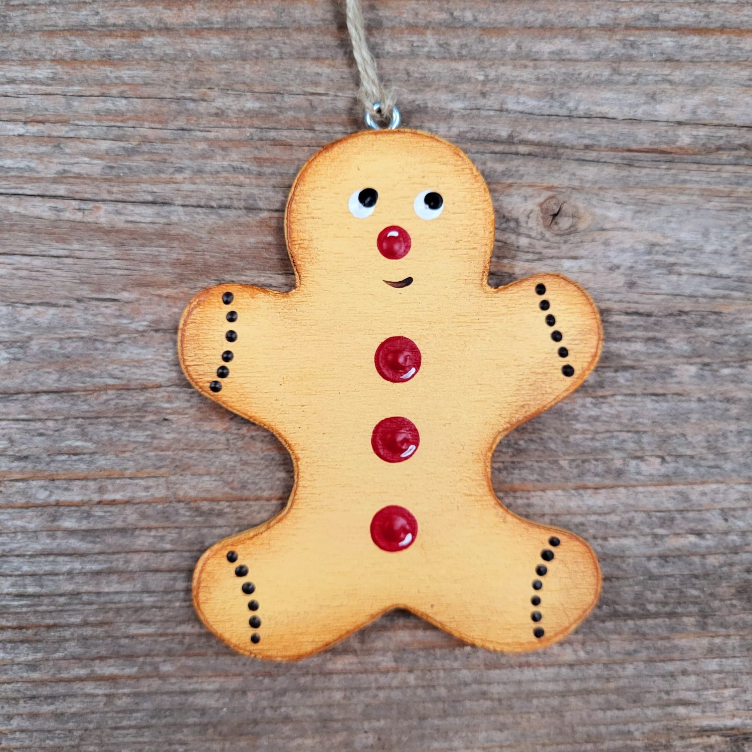Lebkuchen-AnHänger * MürbteigMann * 8,5cm