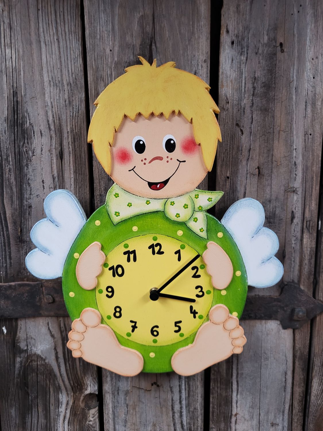 KinderUhr * Schutz*B*engerl sitzend