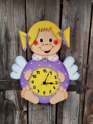 KinderUhr * SchutzEngerl sitzend