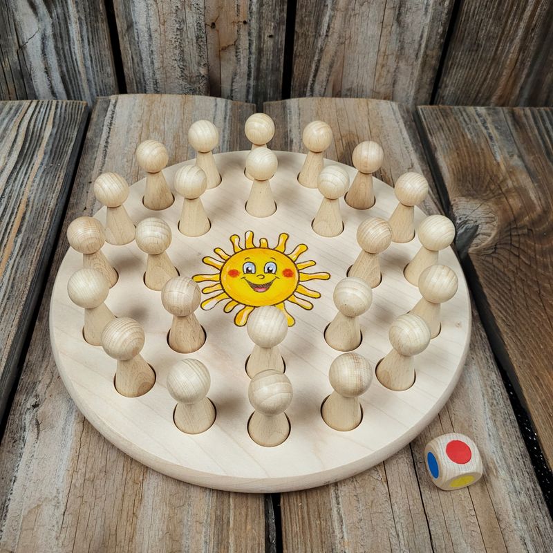 Brettspiel * RegenBogen-Memory * Sonne