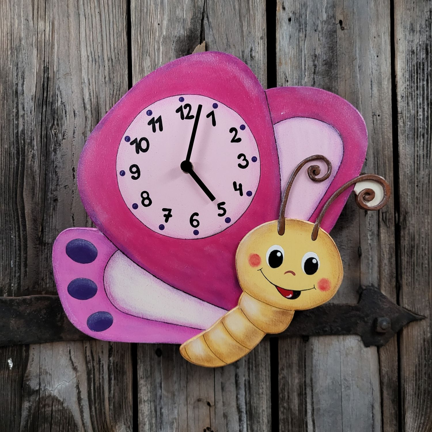 KinderUhr * Schmetterling