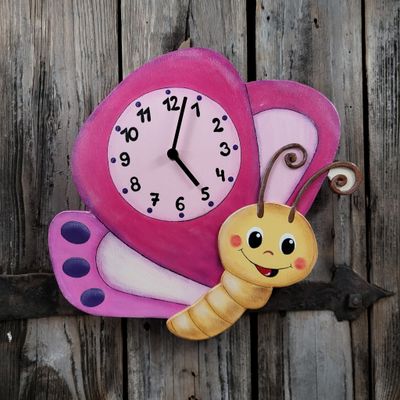 KinderUhr * Schmetterling