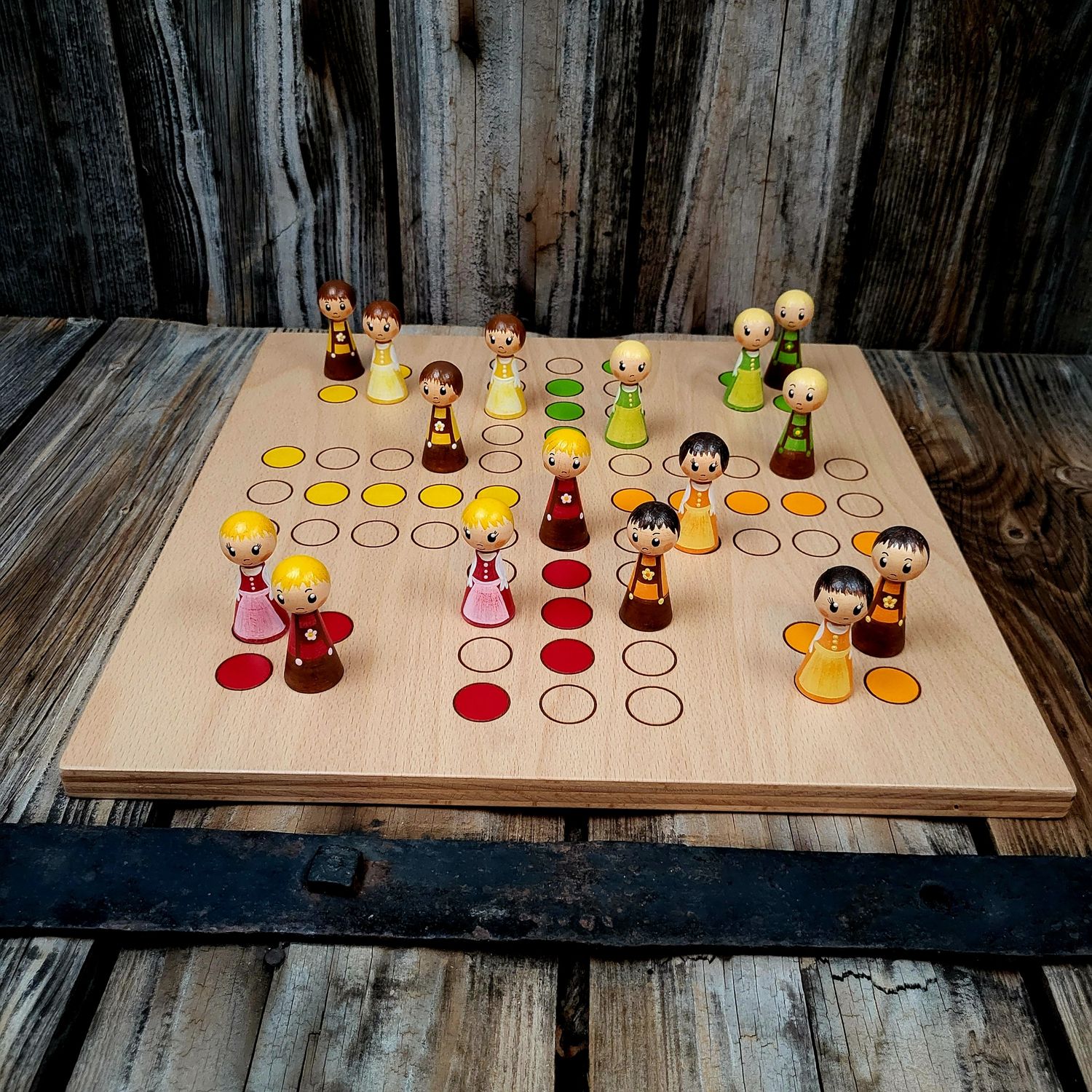 Brettspiel * Leit' ärgerts eich ned * Sommer * Buche * lasergraviert