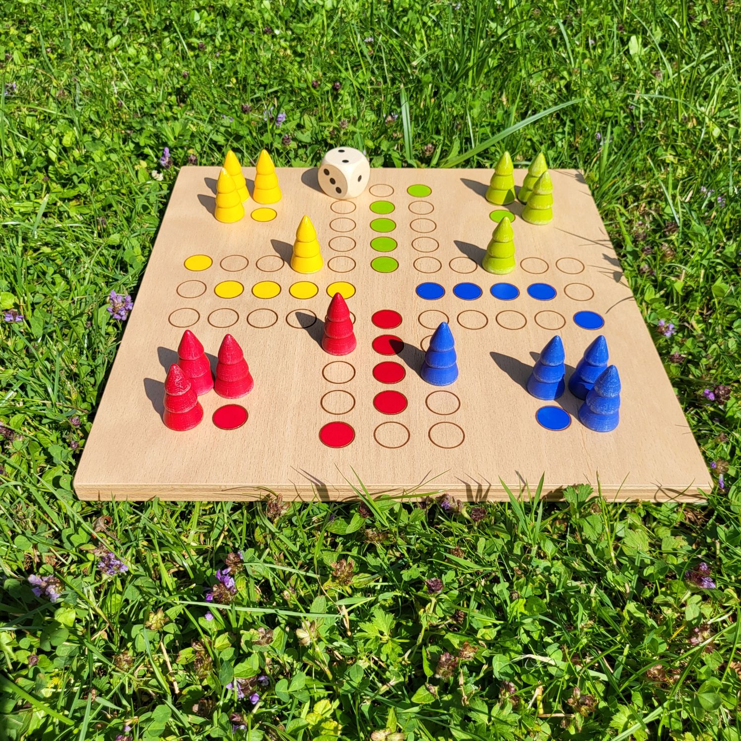 Brettspiel * Komm, Bäumchen sammeln! * Winter * Buche * lasergraviert