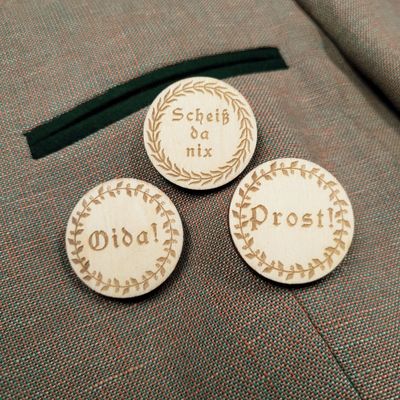 GaudiSpruch-Anstecker GaudiSpruch-Anstecker