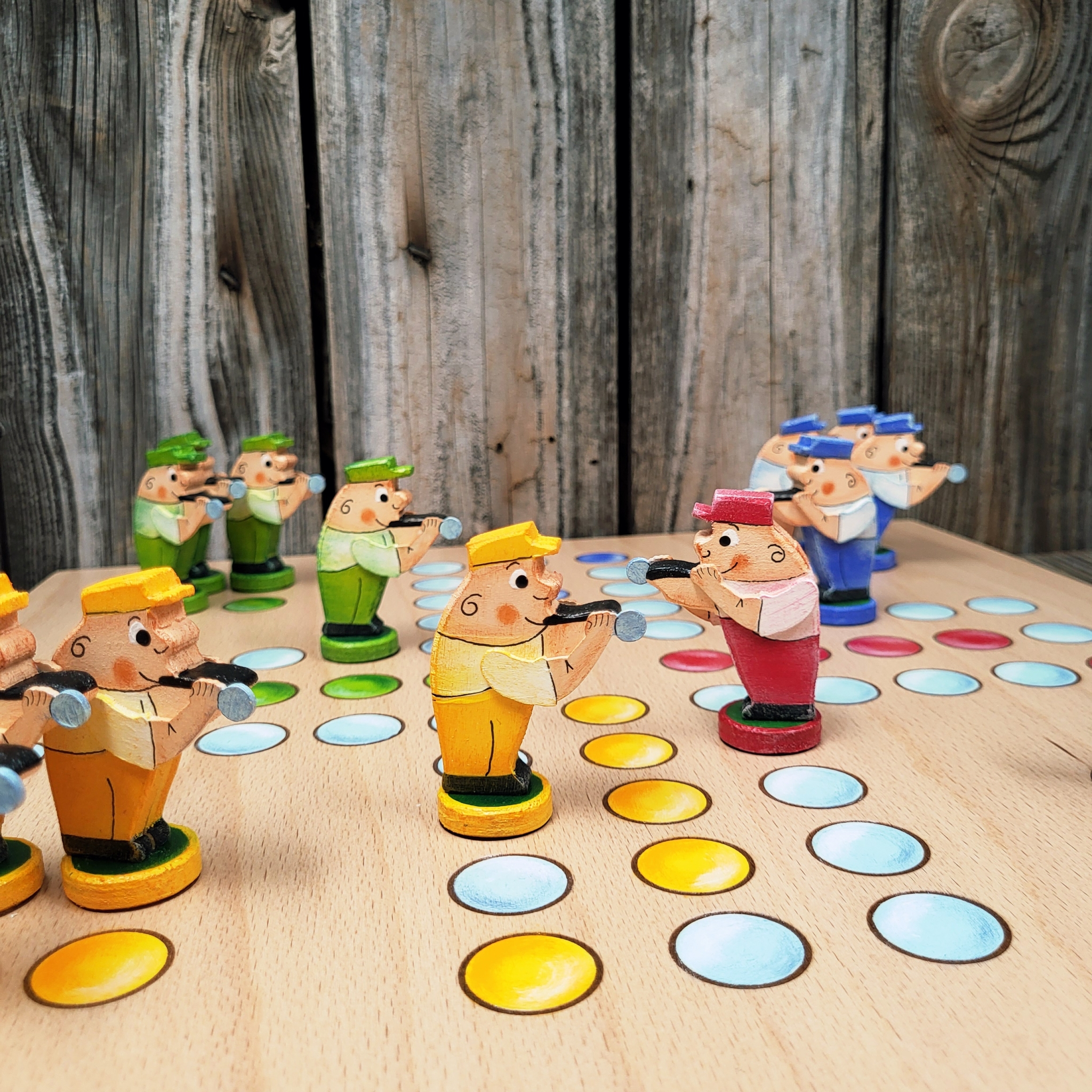 Maxi*WunschBrettspiel * Leit' ärgerts eich ned * Buche * lasergraviert