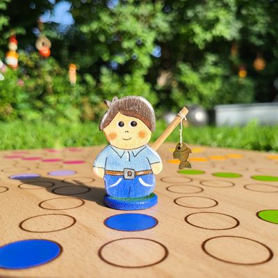 WunschBrettspiel * Leit' ärgerts eich ned * Buche * lasergraviert WunschBrettspiel * Leit' ärgerts eich ned * Buche * lasergraviert