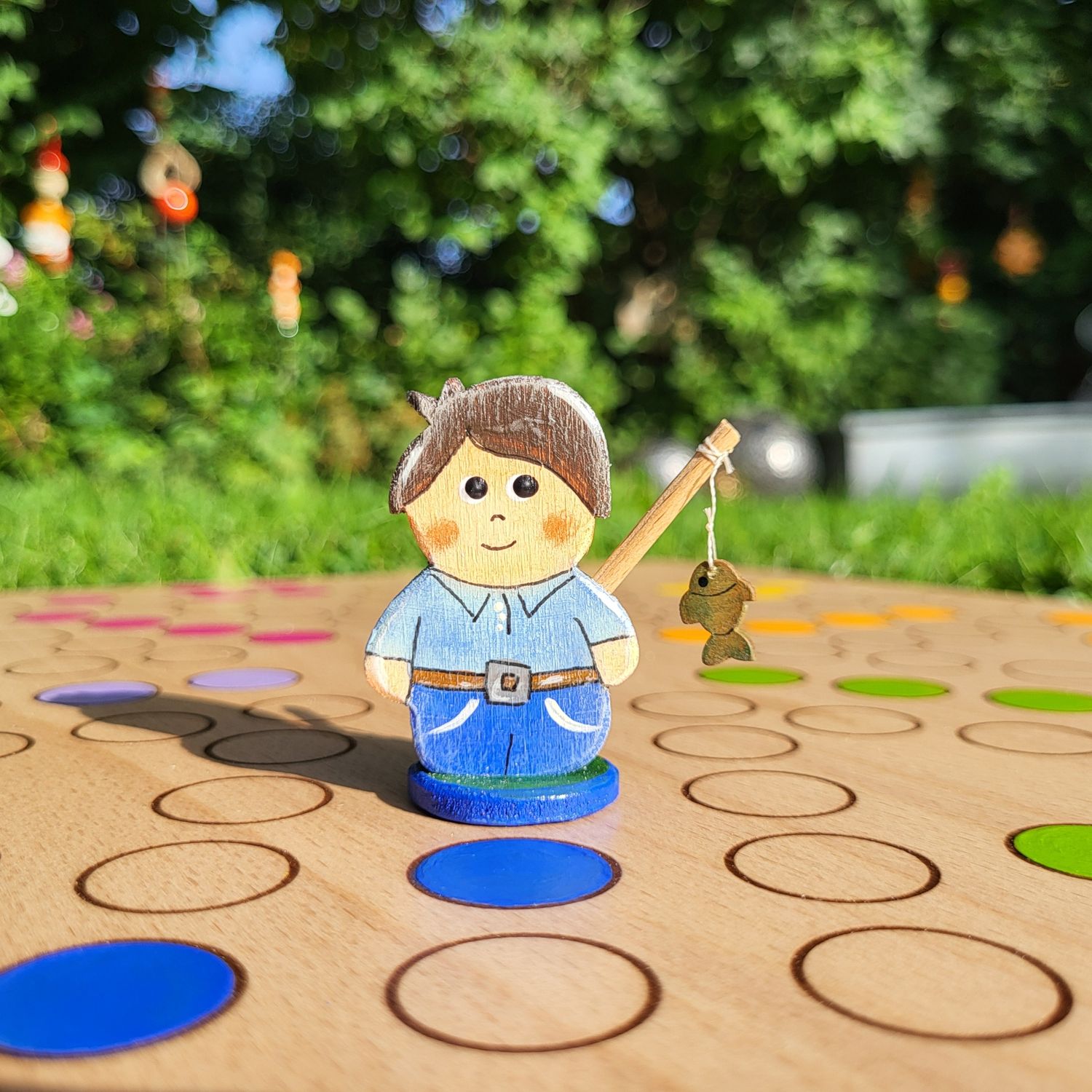 WunschBrettspiel * Leit' ärgerts eich ned * Buche * lasergraviert