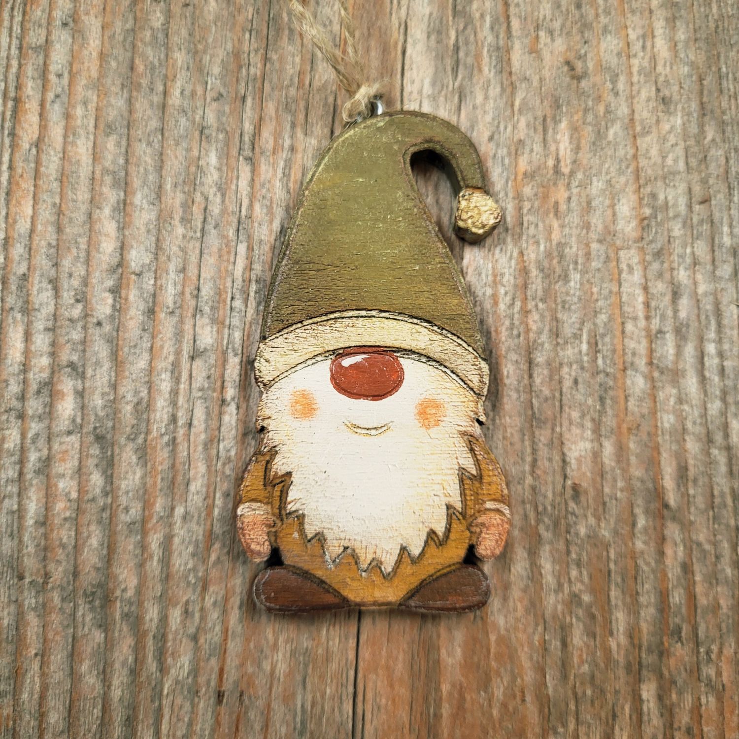 Willi Wichtel-Anhänger mit PommelMütze