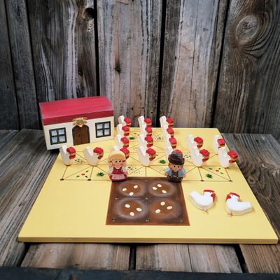 Brettspiel * Bauer & Henne * neapelgelb * Nest