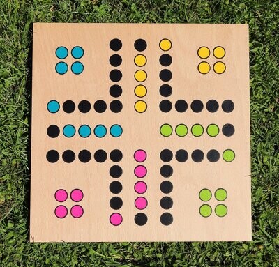 Brettspiel * Wichtel ärgerts eich ned * Frühling * Buche * Punkte lasergraviert Brettspiel * Wichtel ärgerts eich ned * Frühling * Buche * Punkte lasergraviert
