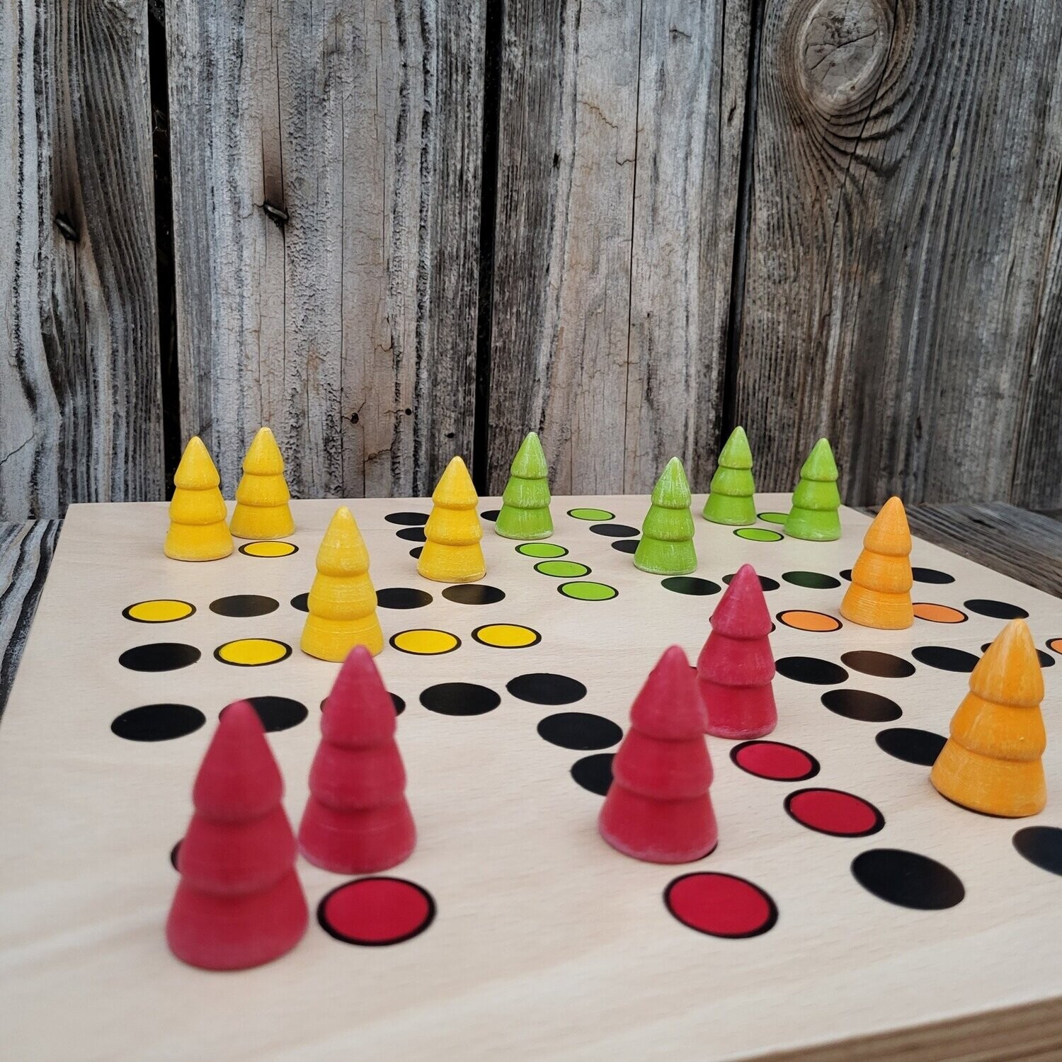 Brettspiel * Komm, Bäumchen sammeln! * Sommer * Buche * Punkte lasergraviert Brettspiel * Komm, Bäumchen sammeln! * Sommer * Buche * Punkte lasergraviert