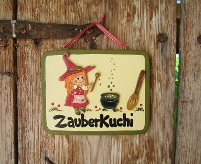 TürSchild * ZauberKuchi * eckig