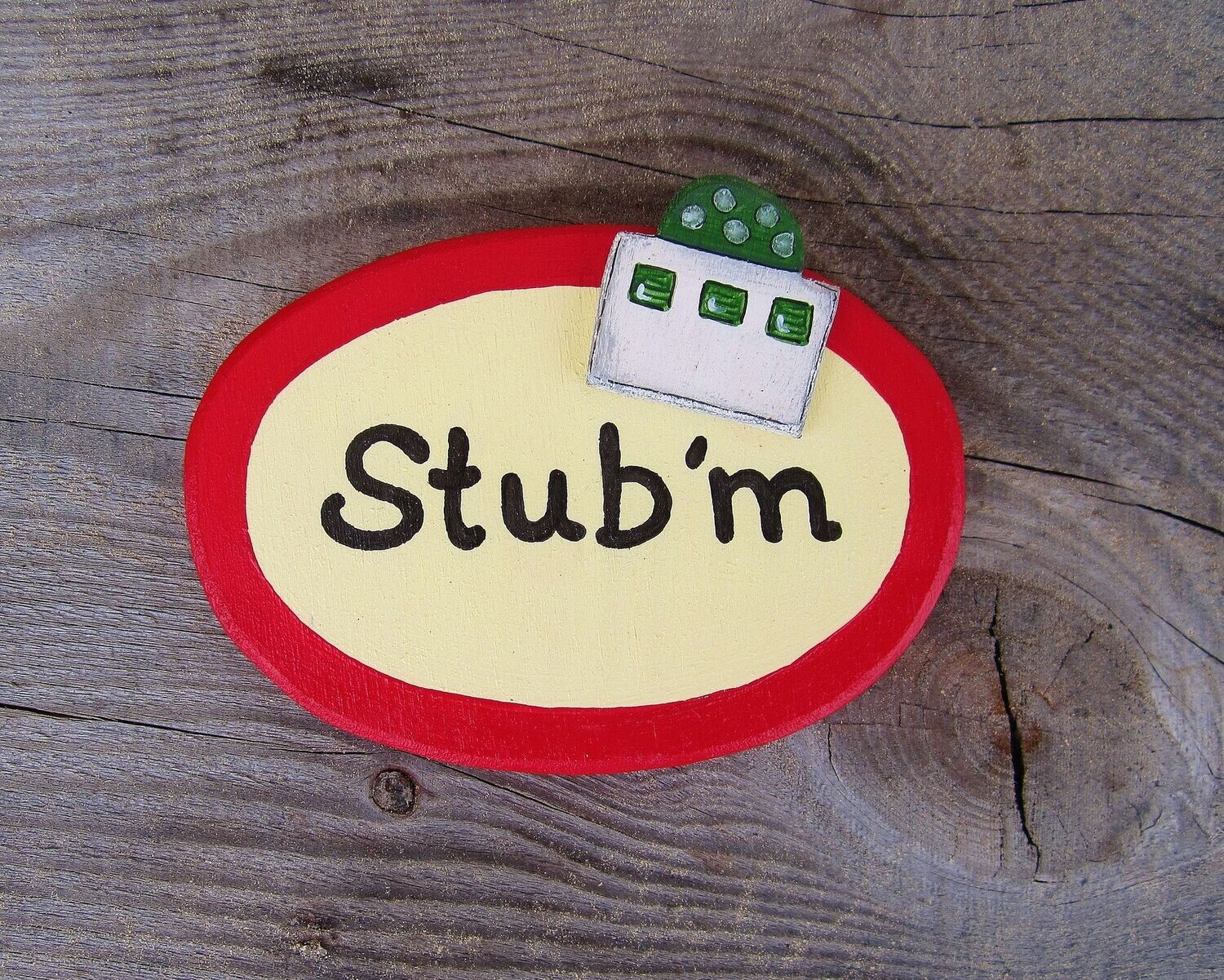 TürSchild * oval * Stub'm TürSchild * oval * Stub'm