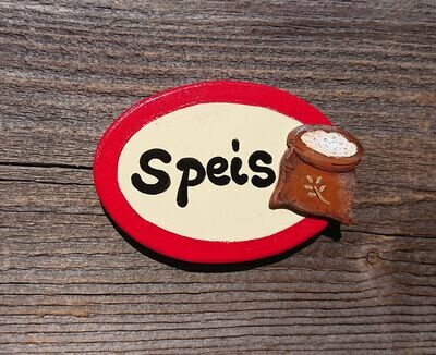 TürSchild * oval * Speis TürSchild * oval * Speis