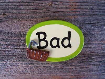 TürSchild * oval * Bad TürSchild * oval * Bad