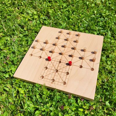 Mini*Brettspiel * Fuchs & Henne * natur