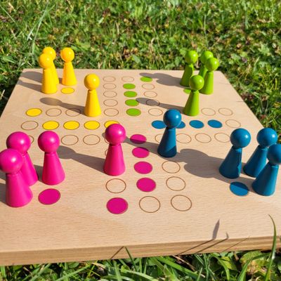 Mini*Brettspiel * KegelRalley * Frühling