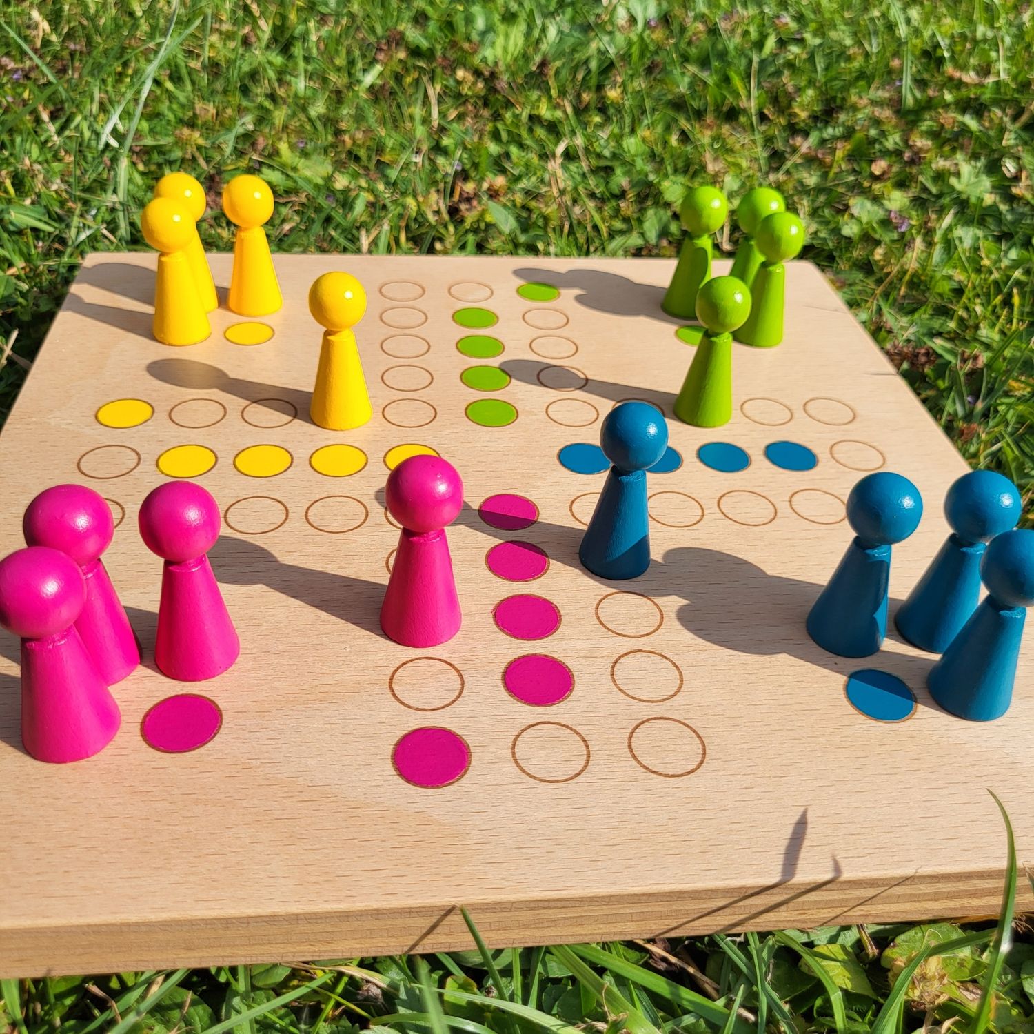 Mini*Brettspiel * KegelRalley * Frühling Mini*Brettspiel * KegelRalley * Frühling