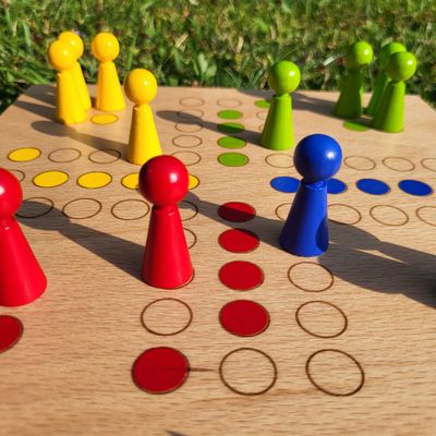 Mini*WendeBrettspiel * KegelRalley & Fuchs & Henne * Winter