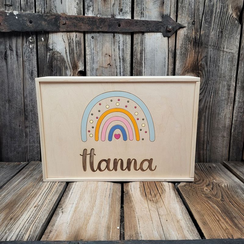 ErinnerungsKisterl / Taufe * 37 x 25cm * mit WunschGestaltung