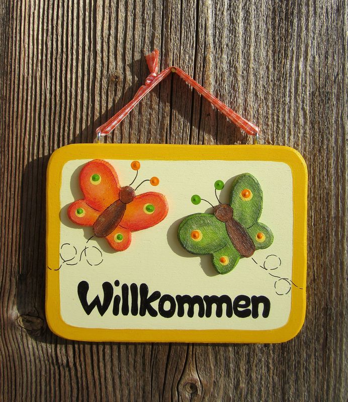 TürSchild * Schmetterling TürSchild * Schmetterling