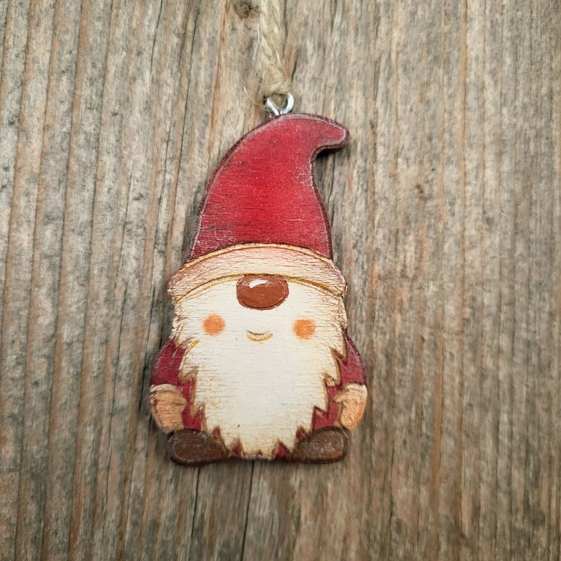 Nikolo*Weihnachtsmann-Anhänger mit abgerundeter Mütze