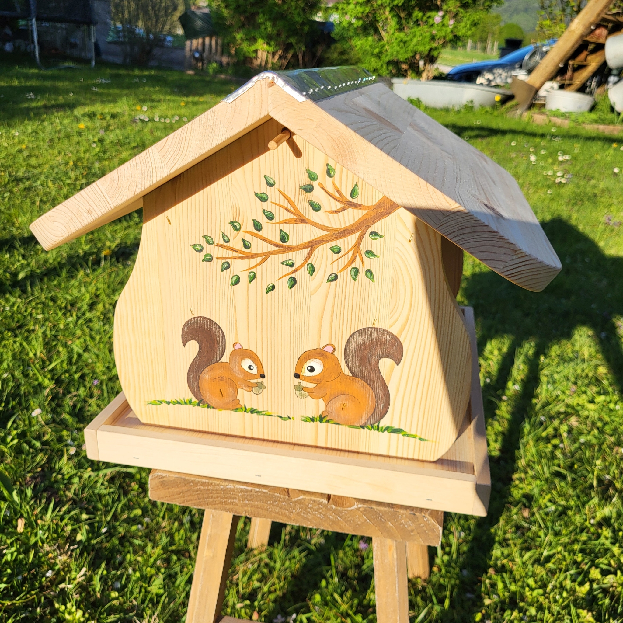 Großes FutterSiloHäuschen * EichHörnchen