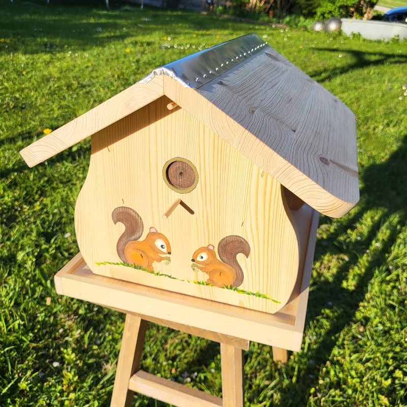 Großes FutterSiloHäuschen * EichHörnchen