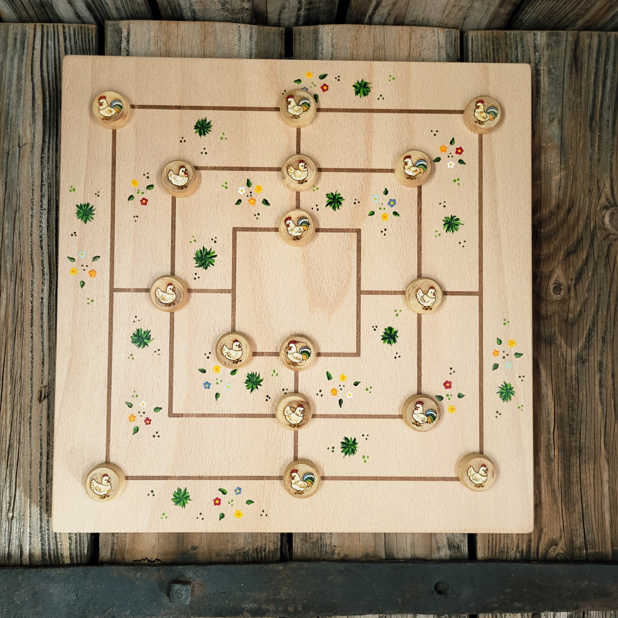 Brettspiel * BauernhofSudoku & Mühle einfach