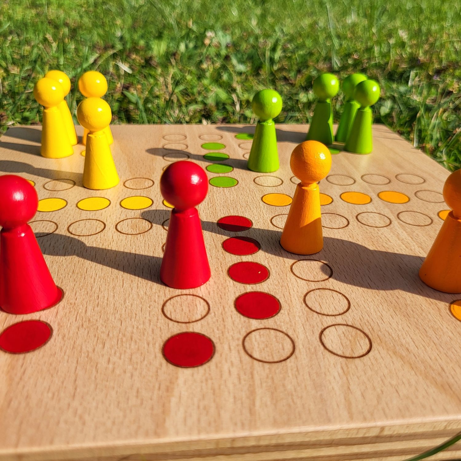 Mini*WendeBrettspiel * KegelRalley & Fuchs & Henne * Sommer