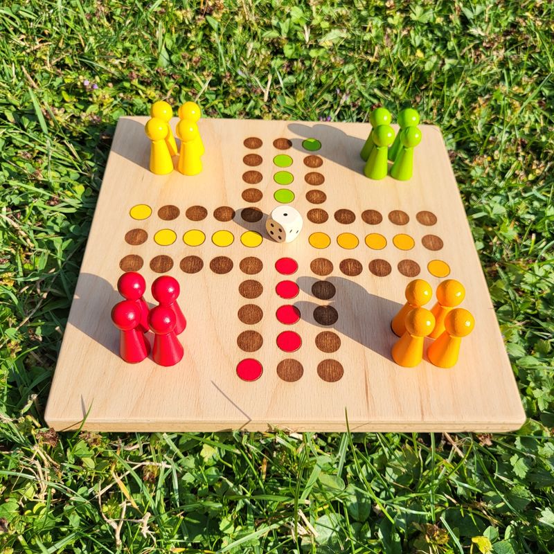 Mini*Brettspiel * KegelRalley * Sommer * Punkte lasergraviert