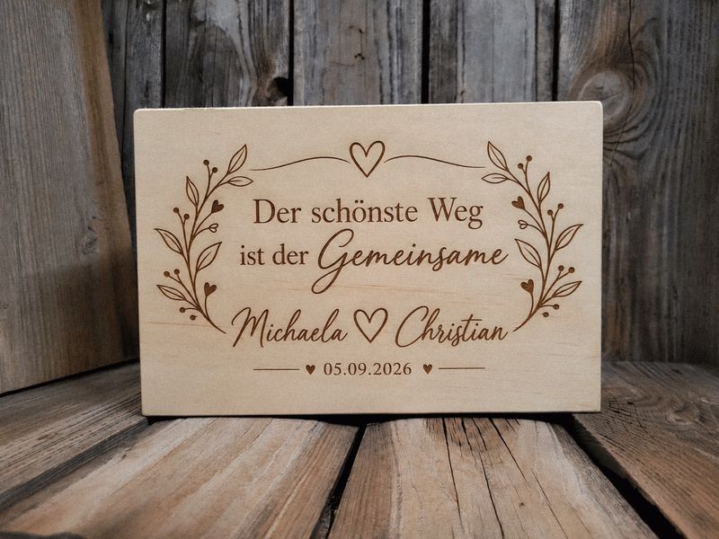 ErinnerungsKisterl * Hochzeit * 30 x 20cm * mit WunschGestaltung ErinnerungsKisterl * Hochzeit * 30 x 20cm * mit WunschGestaltung