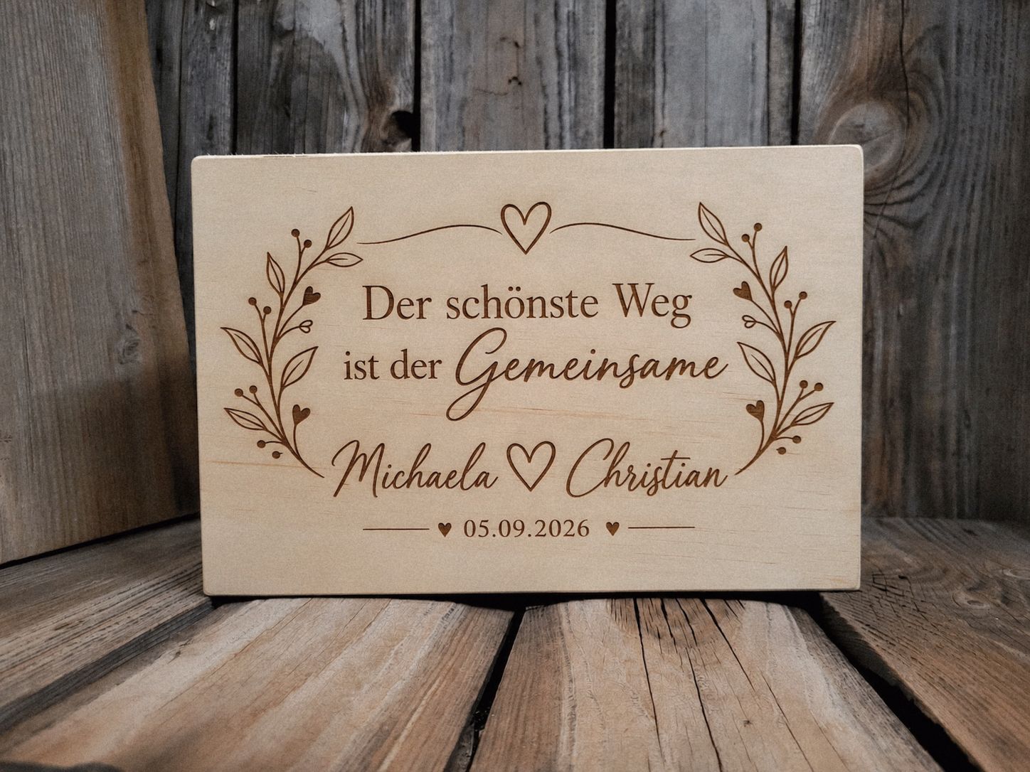 ErinnerungsKisterl * Hochzeit * 30 x 20cm * mit WunschGestaltung
