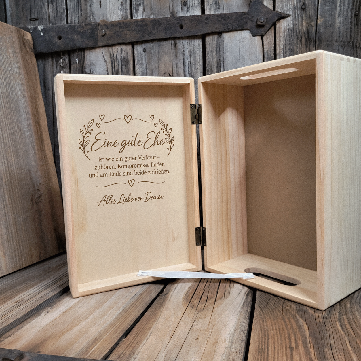 ErinnerungsKisterl * Hochzeit * 30 x 20cm * mit WunschGestaltung