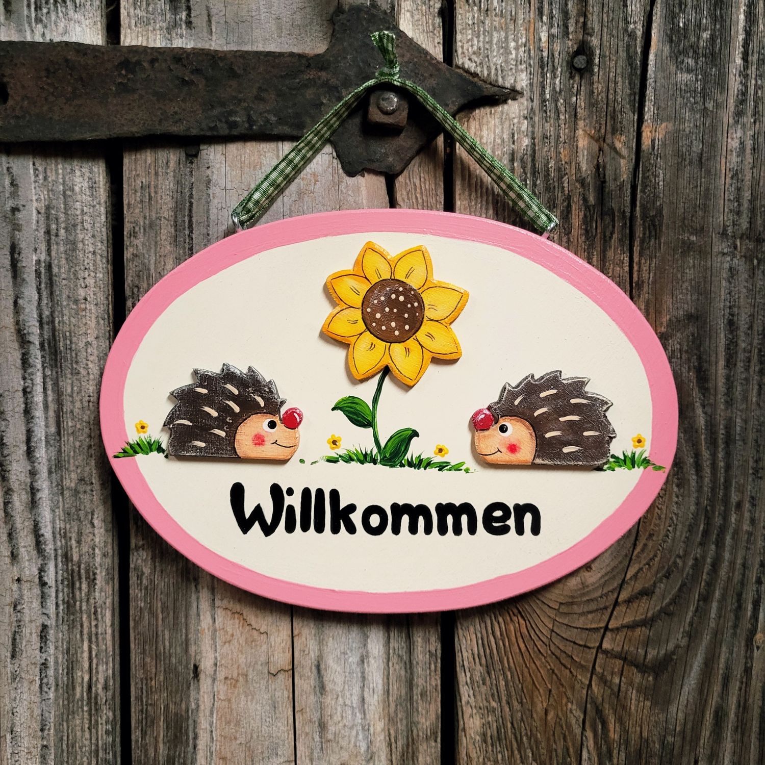 TürSchild * 2 Igerl & Sonnenblümchen