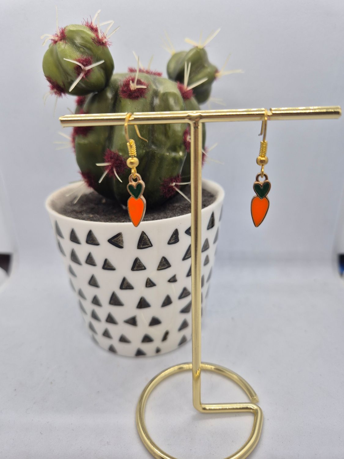 Boucles d’oreilles carottes 🥕