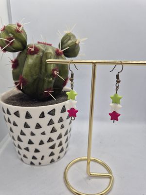 Boucles d’oreilles étoiles 