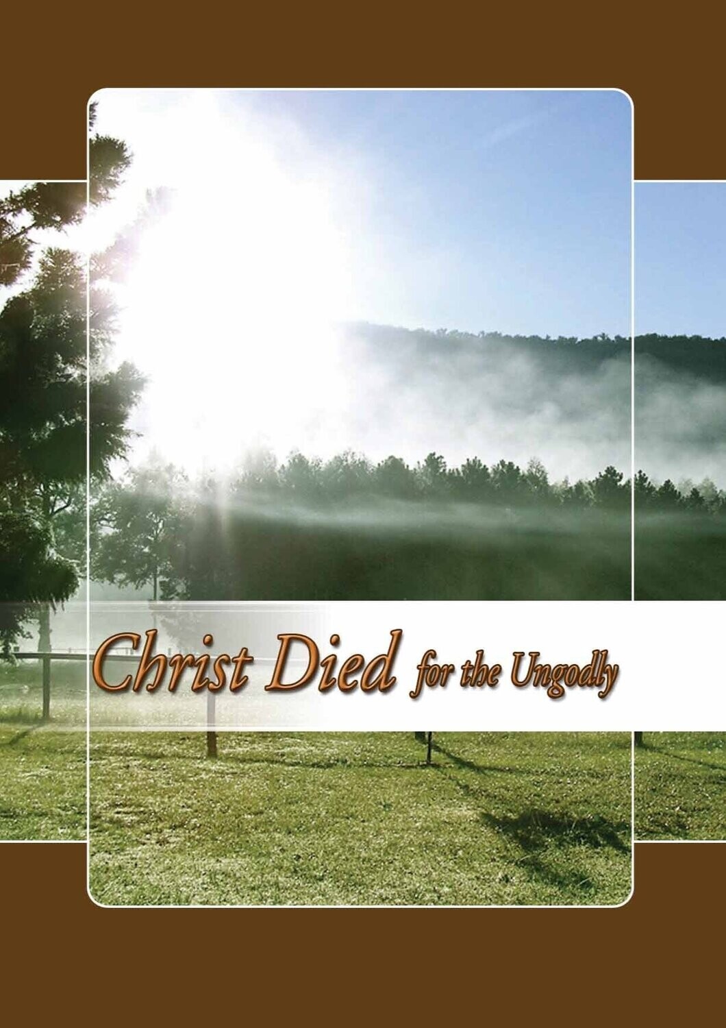Christ Died for the Ungodly