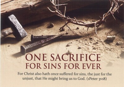 One Sacrifice for Sins Forever