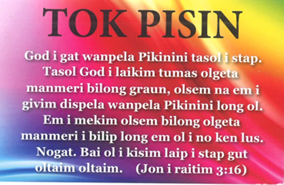 Tok Pisin