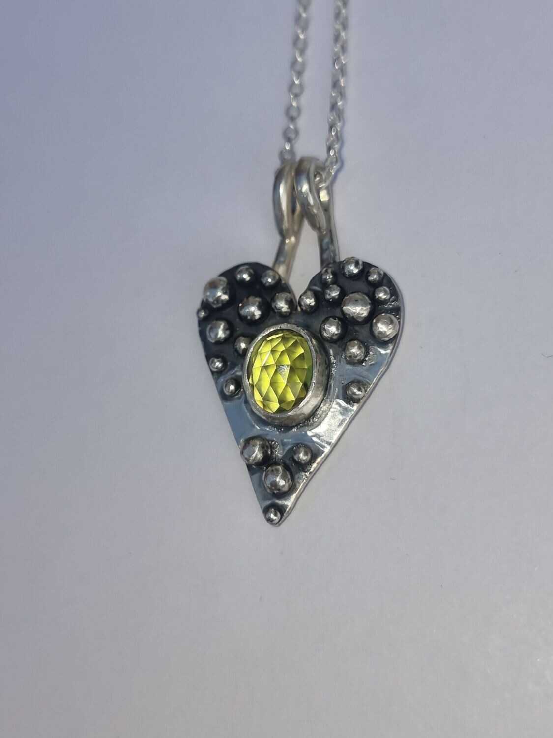 Bubble Heart Necklace