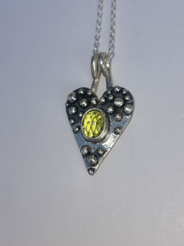 Bubble Heart Necklace