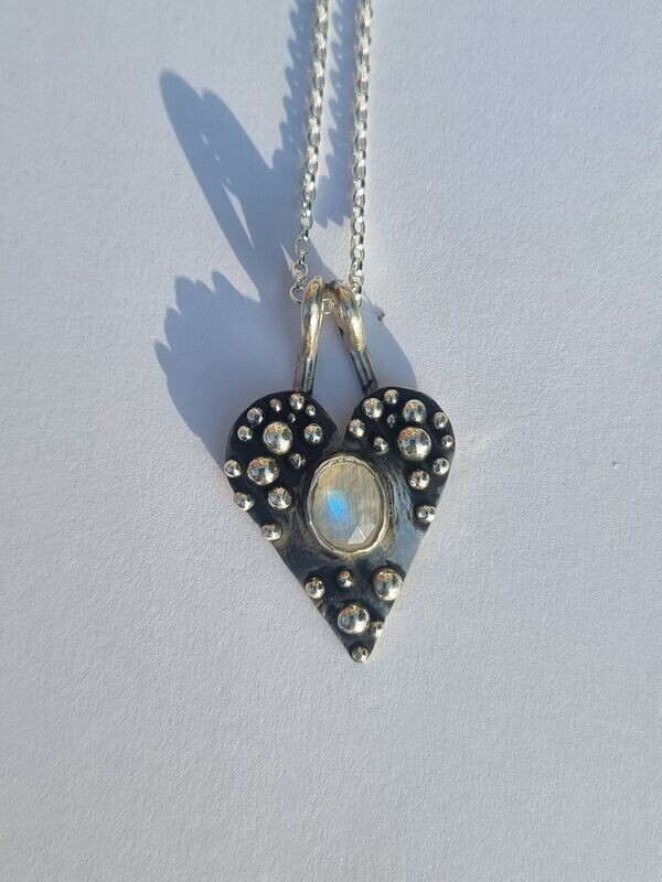 Bubble Heart Necklace