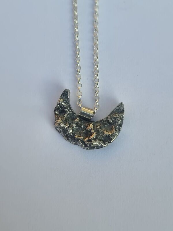 Melted Moon Necklace