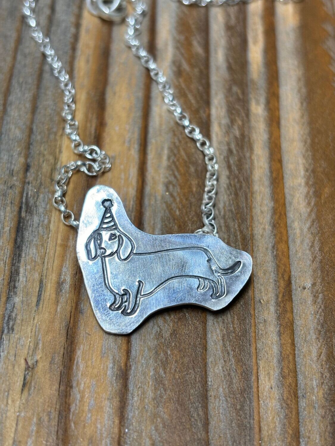 Party Dachshund Necklace