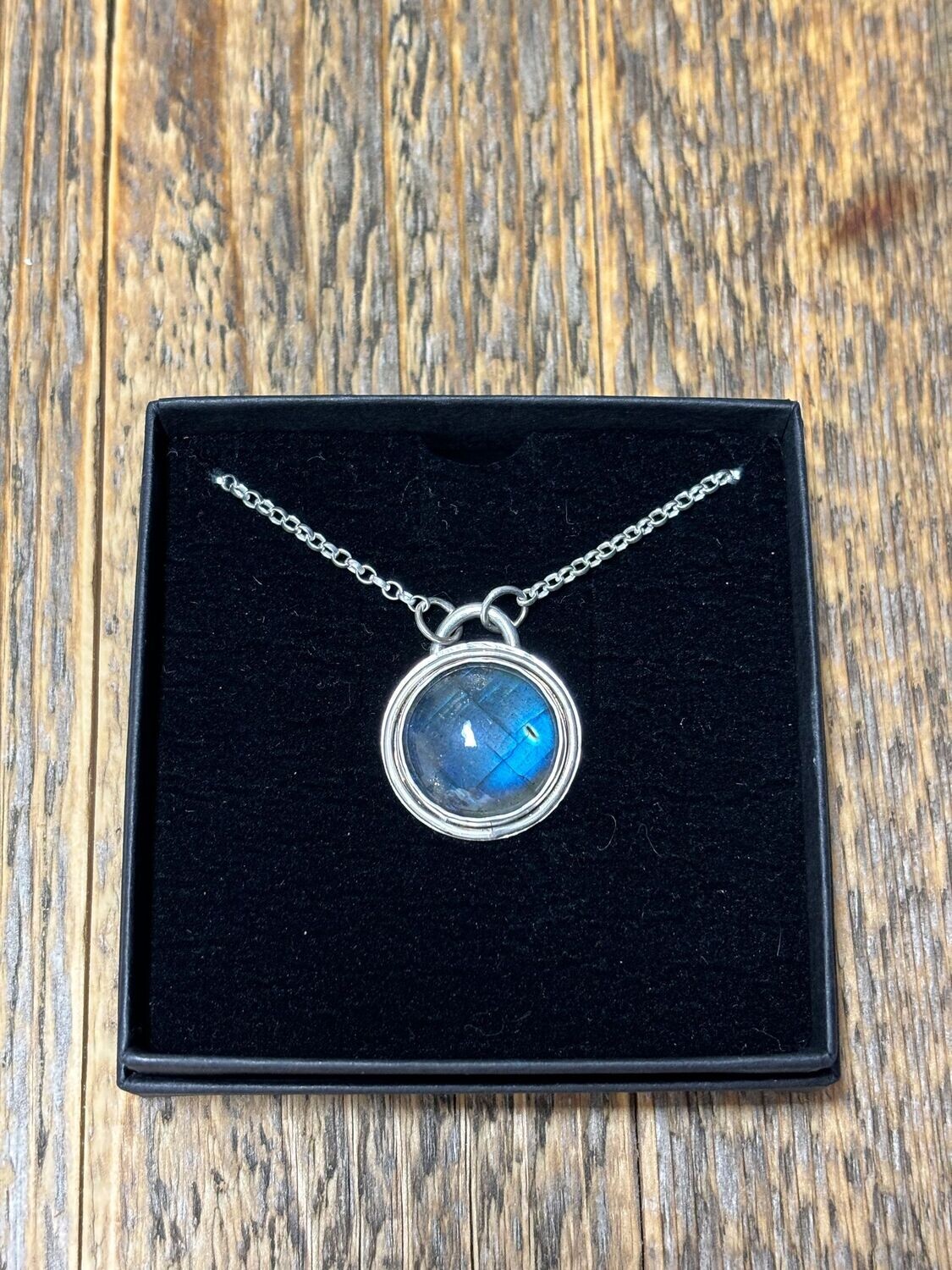 Labradorite Porthole Necklace
